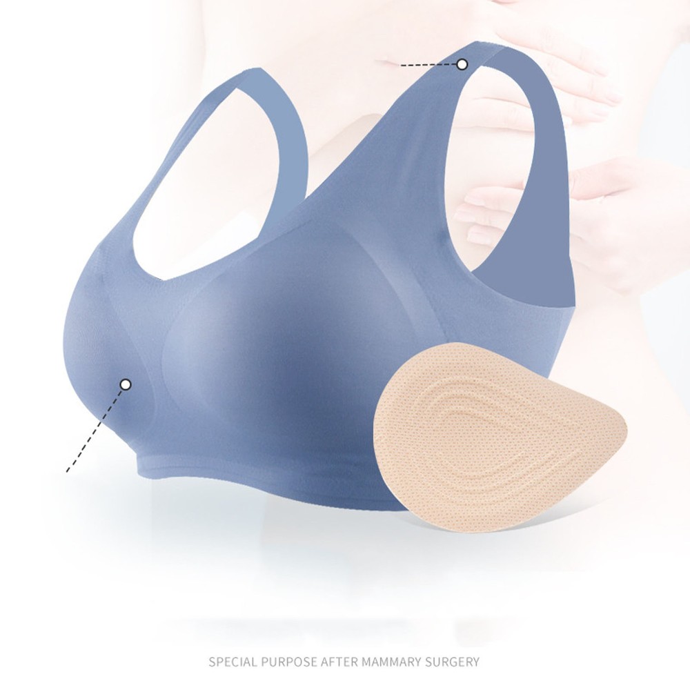 M Size Bra Insert Breathable Soft Cotton Triangular Shape Insert Bra Pad For