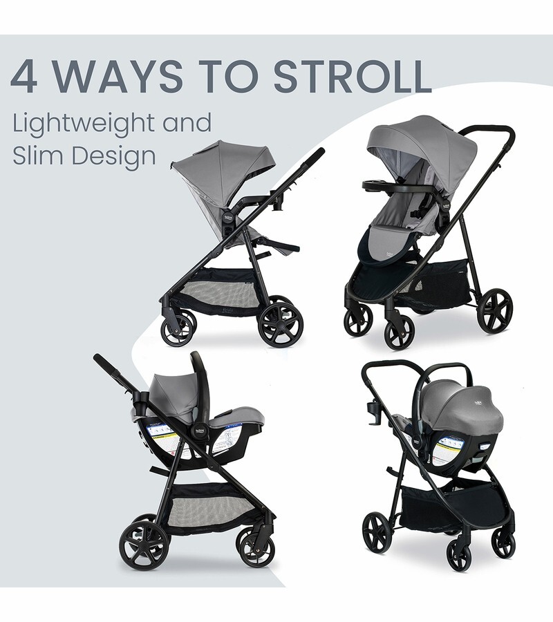 Britax Willow Brook Travel System, Graphite Glacier New!