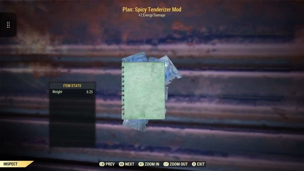 (Xbox) Spicy Tenderizer Mod Plan