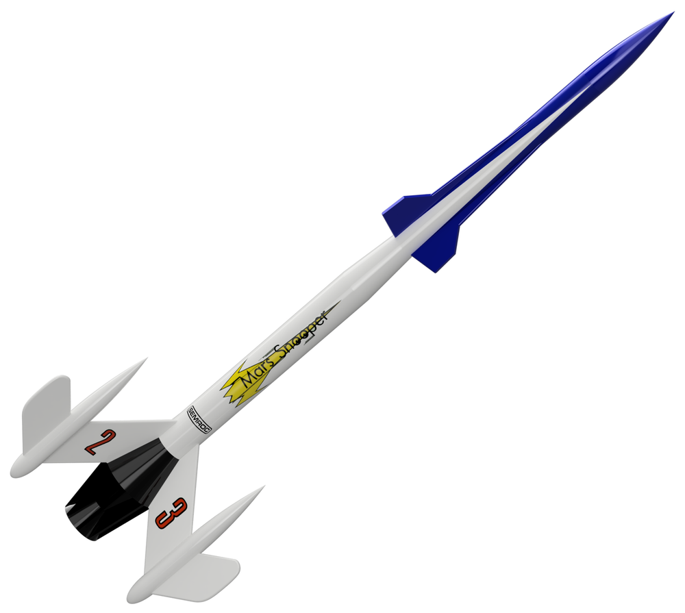 Semroc Flying Model Rocket Kit Mars Snooper™ SEM-KV-92