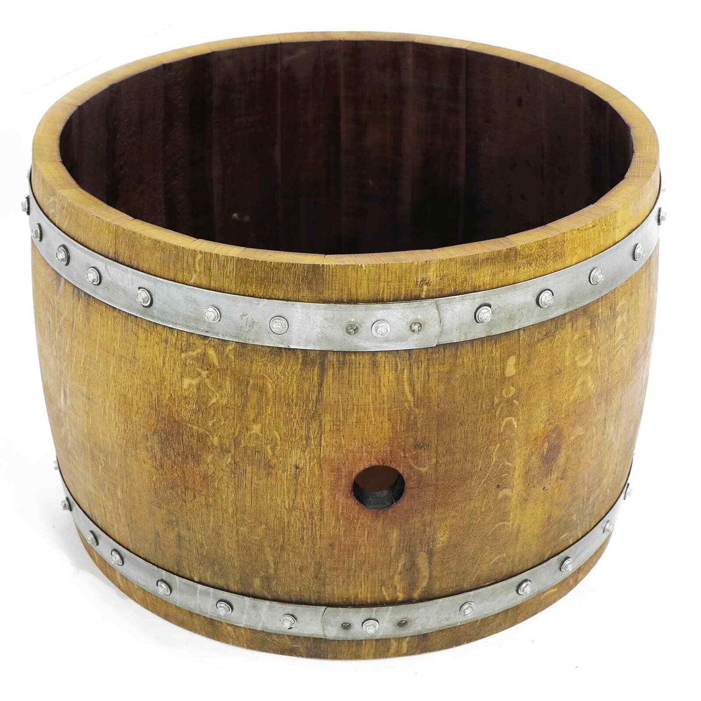 Mid-Wine Barrel Chest (Table Base) (Oak Barrel Table-Whiskey Barrel Table)