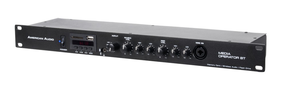 American Audio MEDIA OPERATOR BT Rack Mount MP3/Wireless/Bluetooth Media Player