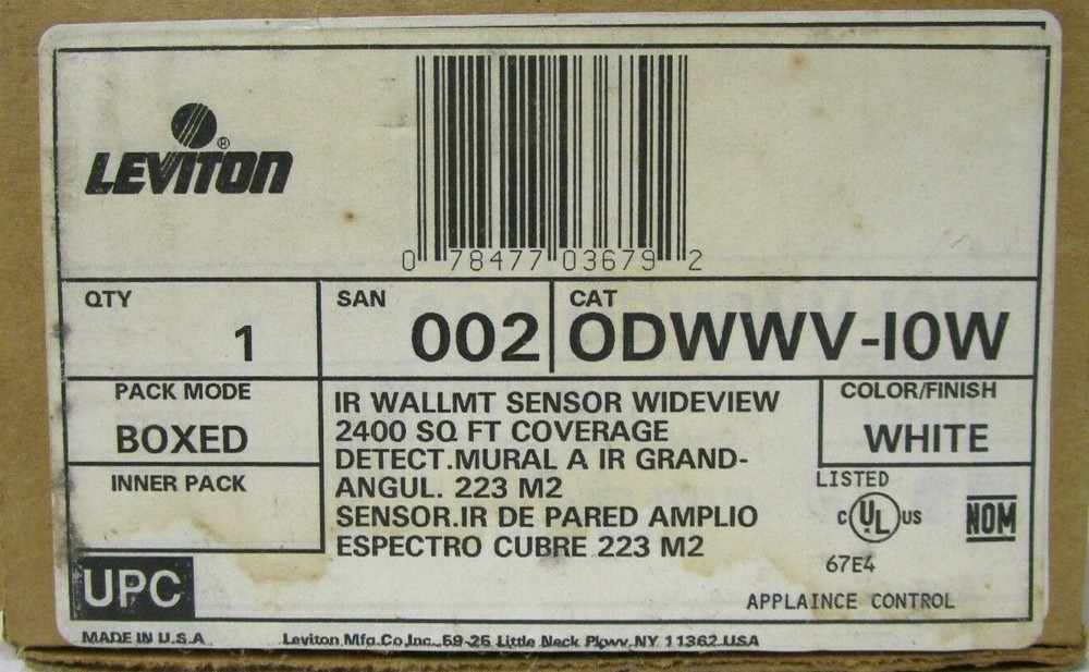 Leviton ODWWV-IOW Sensor