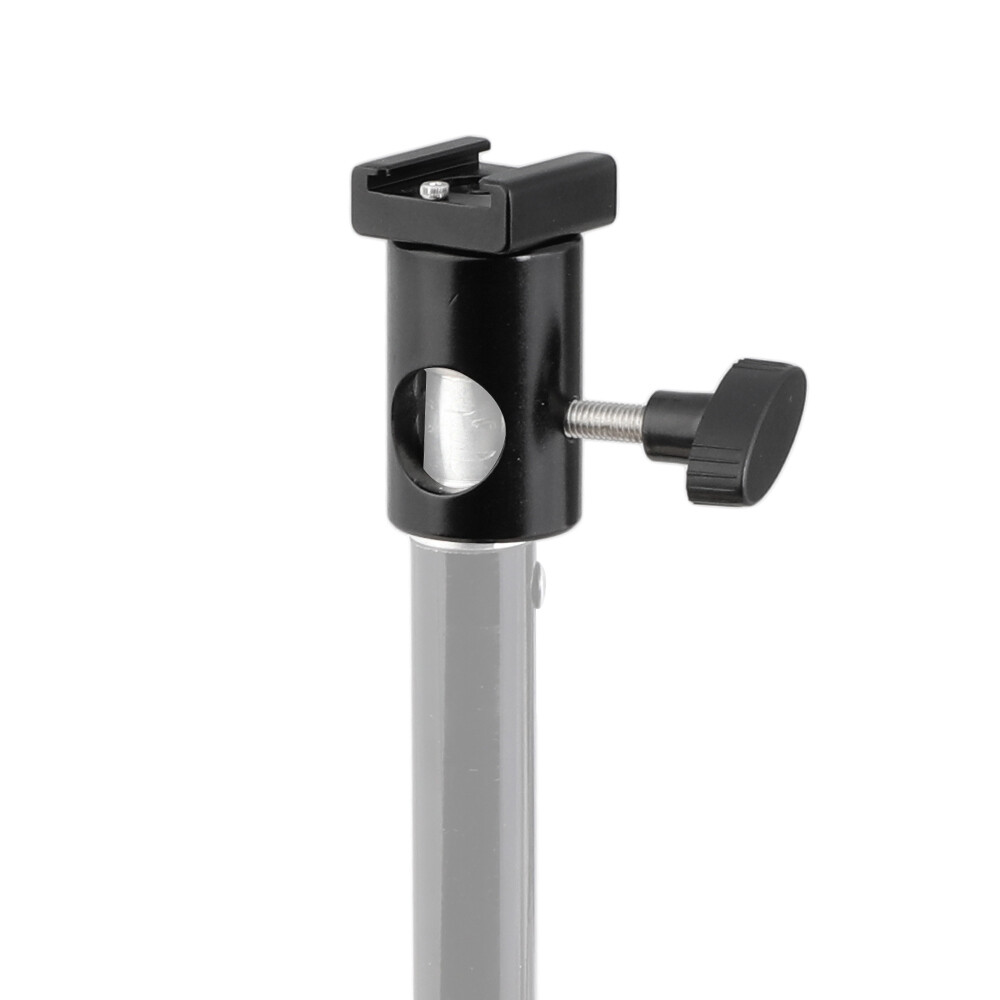 2Pcs CAMVATE Camera Video Light Mount with Cold Shoe Adapter & Light Stand Base