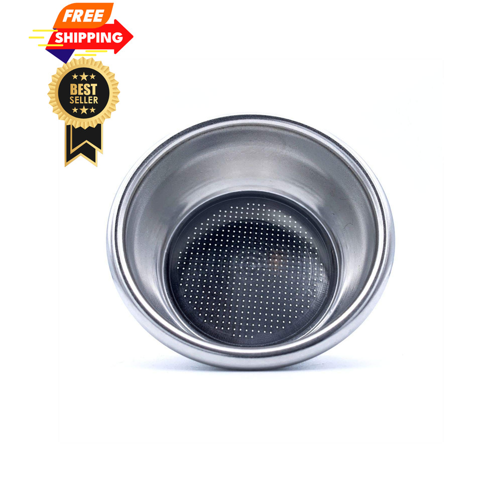 54mm 2 Cup Single Wall Filter Basket - - 2 Cup, Silver