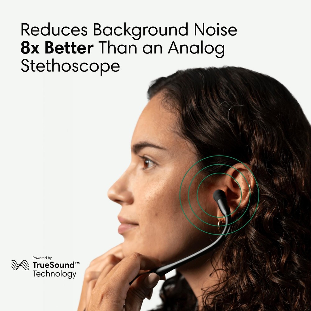 Eko CORE 500™ Digital Stethoscope — 40x Amplification, Active Matte Black
