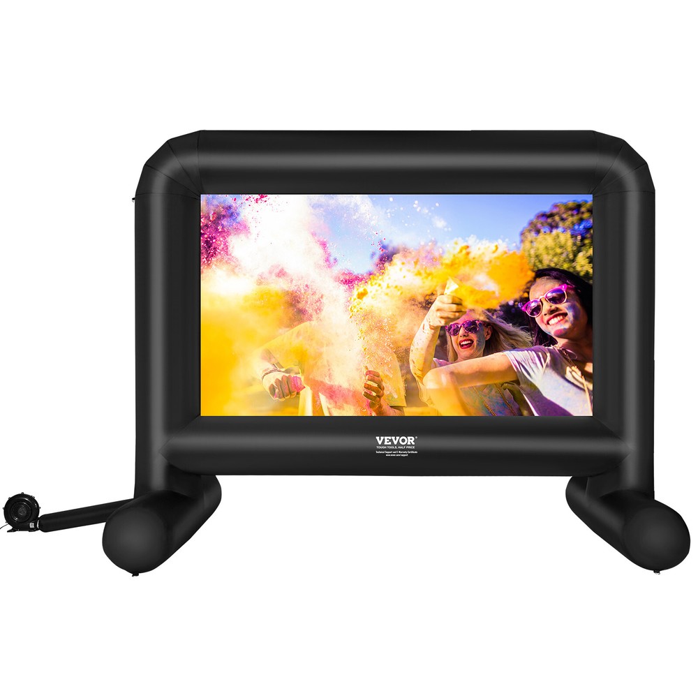 VEVOR Inflatable Movie Screen 16 FT Inflatable Projector Screen with Blower