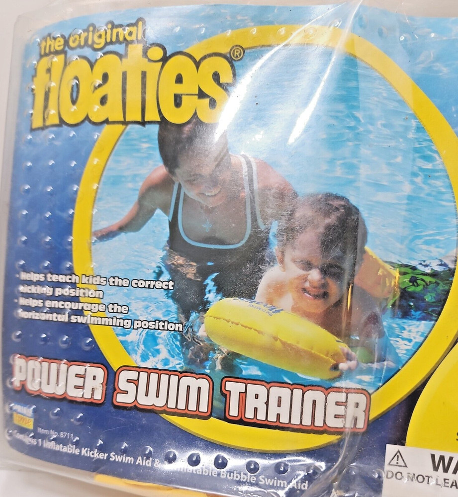 The Original Floaties Kicker & Bubble Set Power Swim Trainer Class B & C (T49)