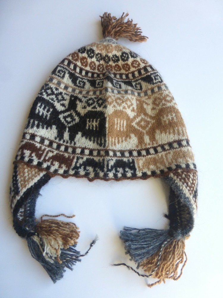 Peruvian Andean Mountain Shaman Chullo Hat