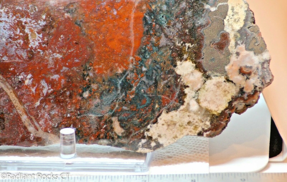Moroccan Jasper Agate lapidary slab 19.8 oz (560 grams)