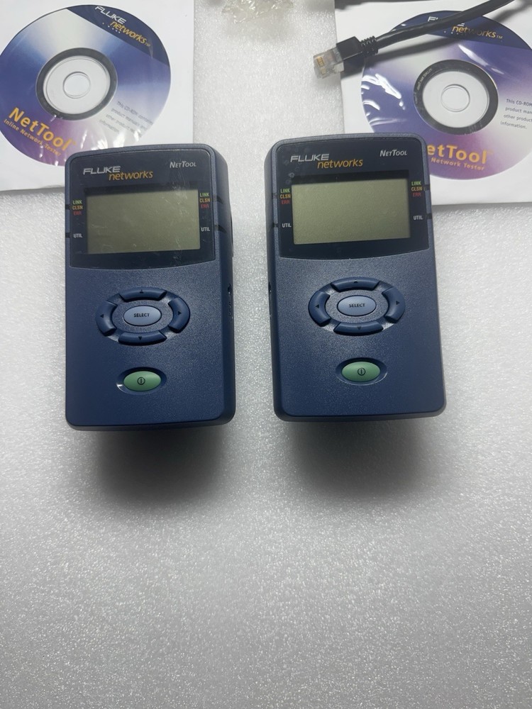 Fluke Networks NetTool 10/100 Inline Network Tester-UNTESTED, two units.