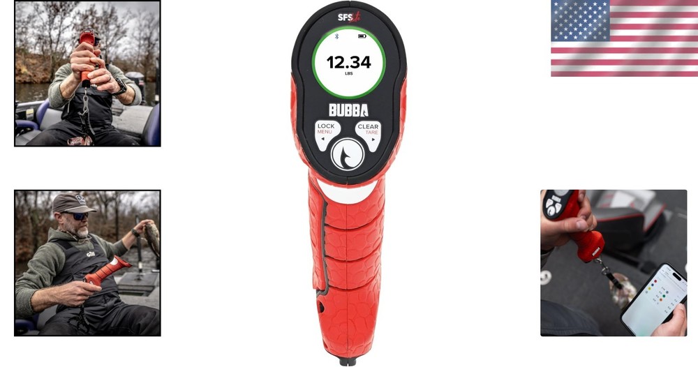 Versatile Fishing Tool: Bluetooth Scale with Water-Resistant Design - 60lb Limit