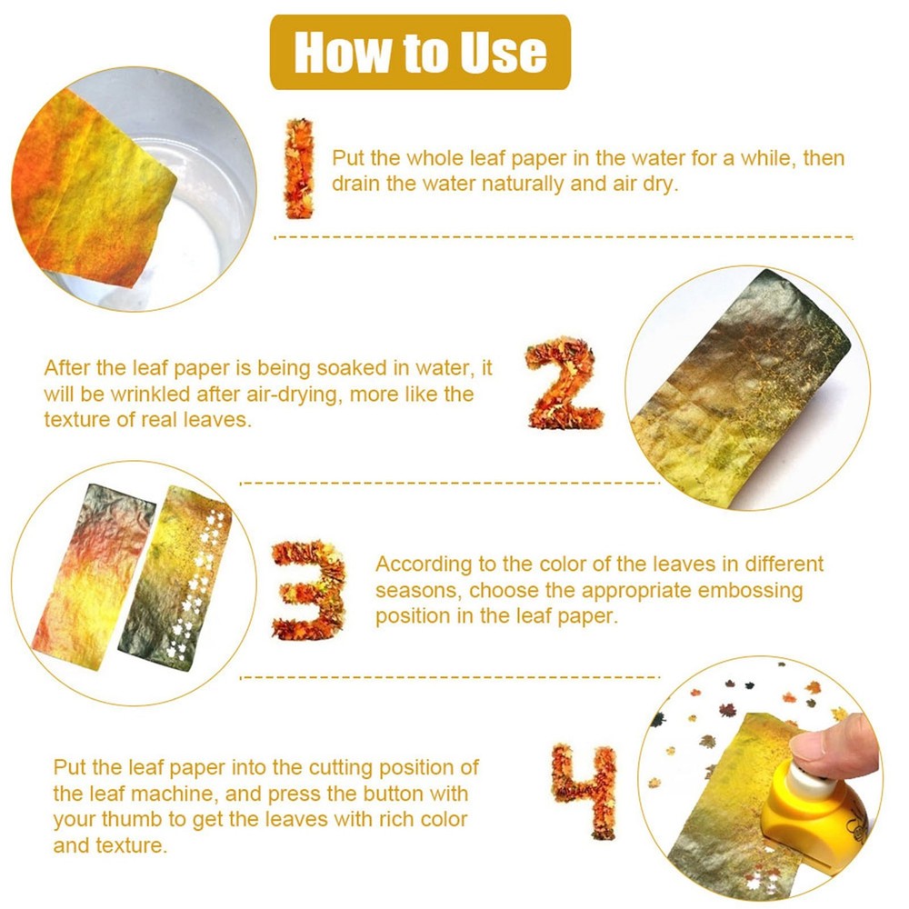 Punch Paper Cutter Craft Scrapbook Making Tool Cutter Tree Leaf Making Mold