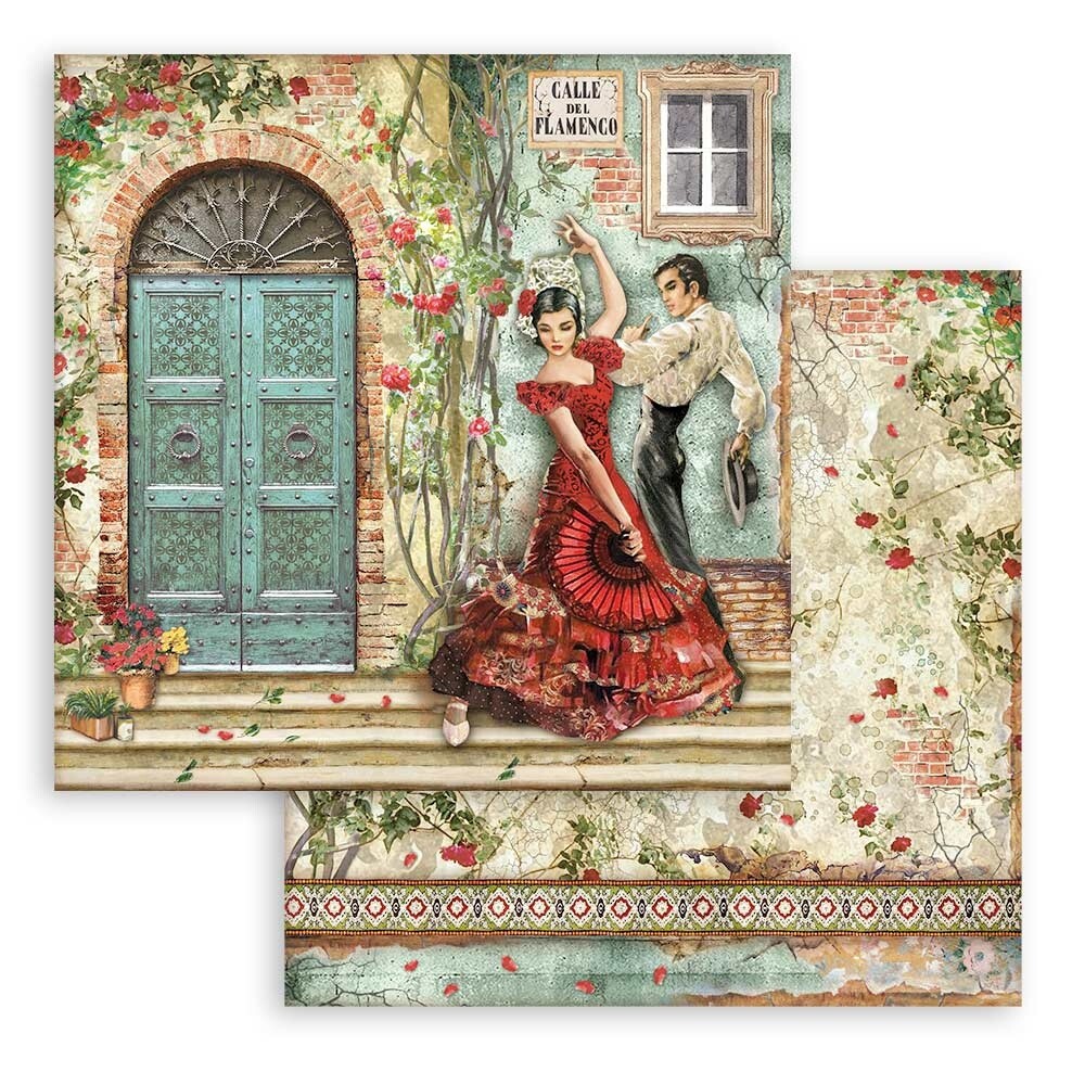 Stamperia - DESIRE - 12" X 12" Double Sided Paper Pad - 10 SHEETS
