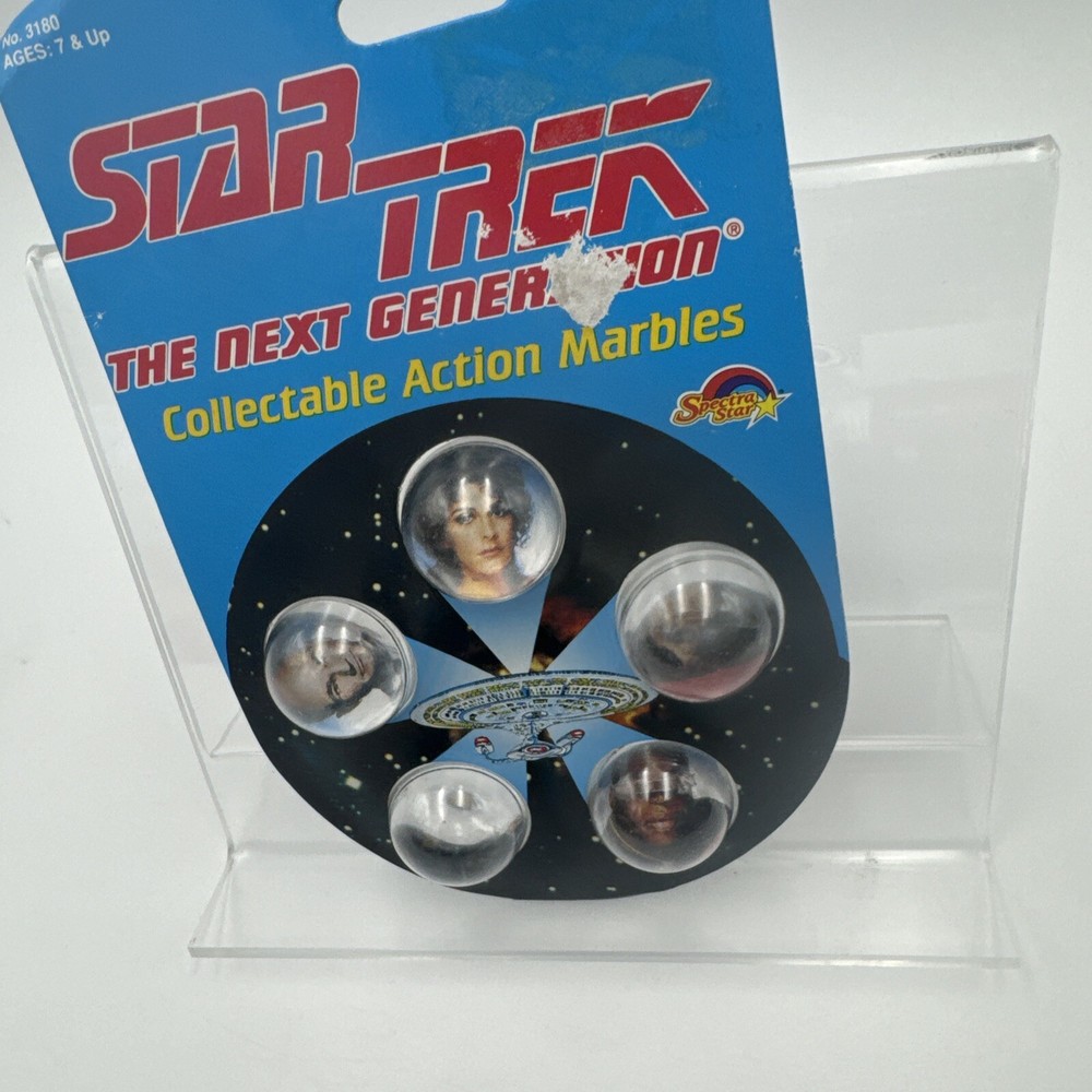 Star Trek The Next Generation 5-Pieces Collectable Action Marbles