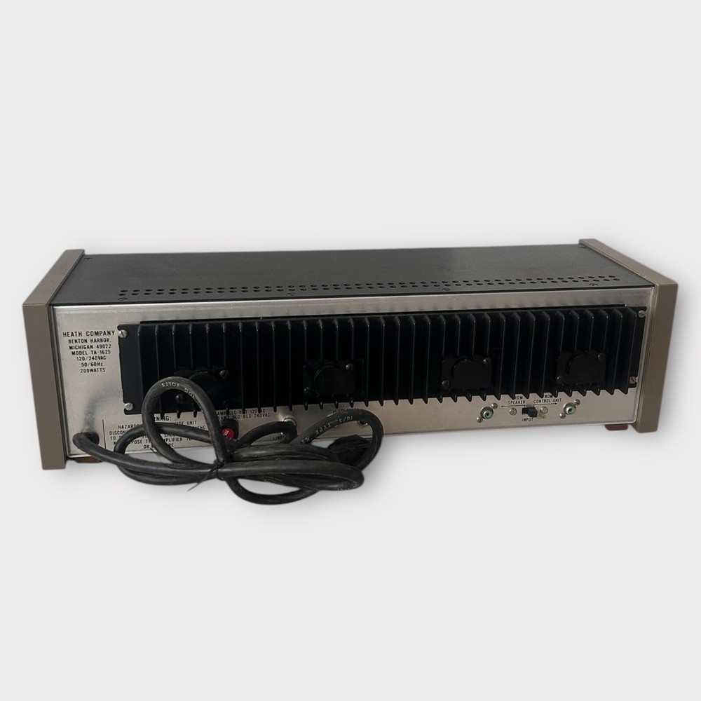 Vintage Heathkit Model TA-1625 Power Amplifier Heath - Powers On