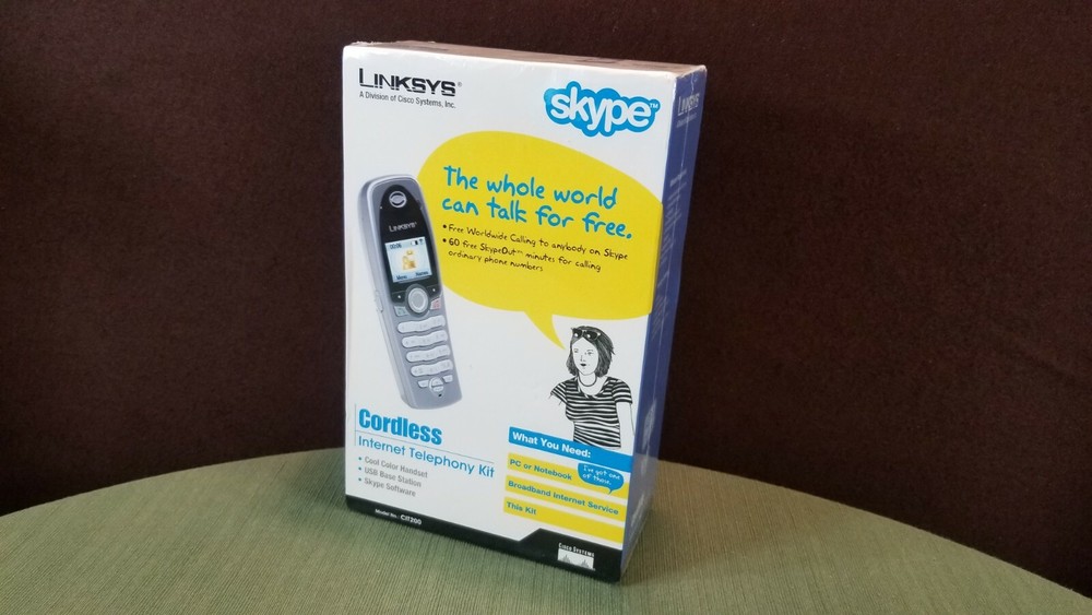 Linksys Skype Wireless Internet Telephone Kit CIT200