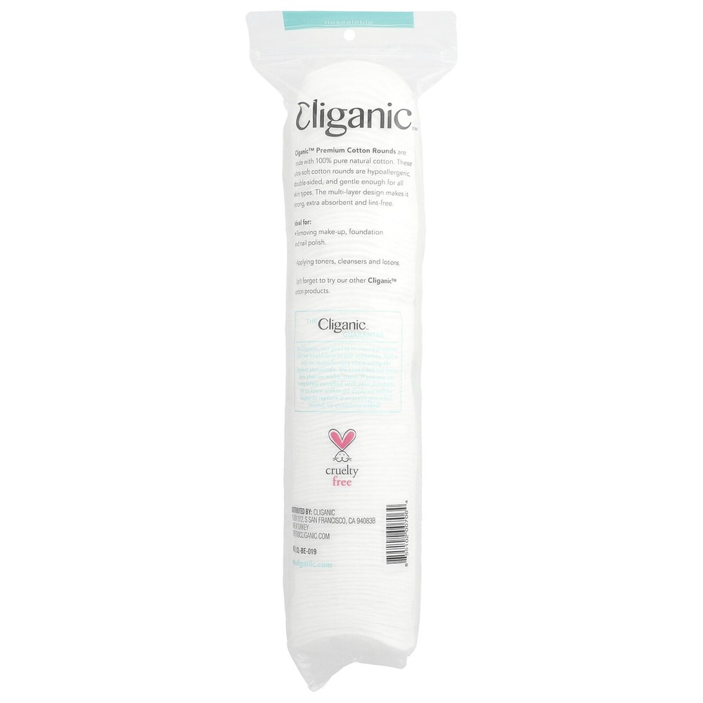 Premium Cotton Rounds, 100 Count