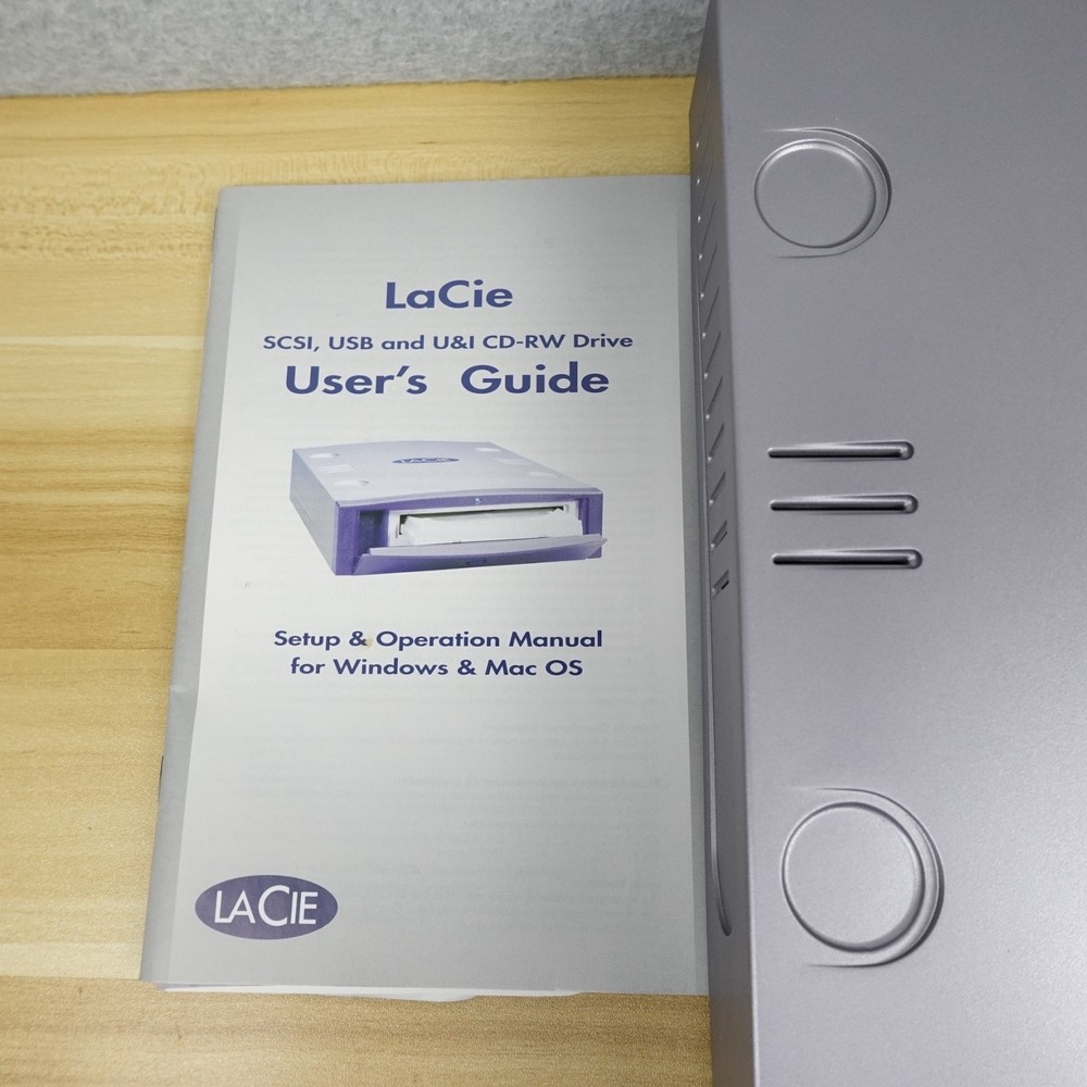 LaCie External Hardrive Drive Storage w/ USB & Power Cables