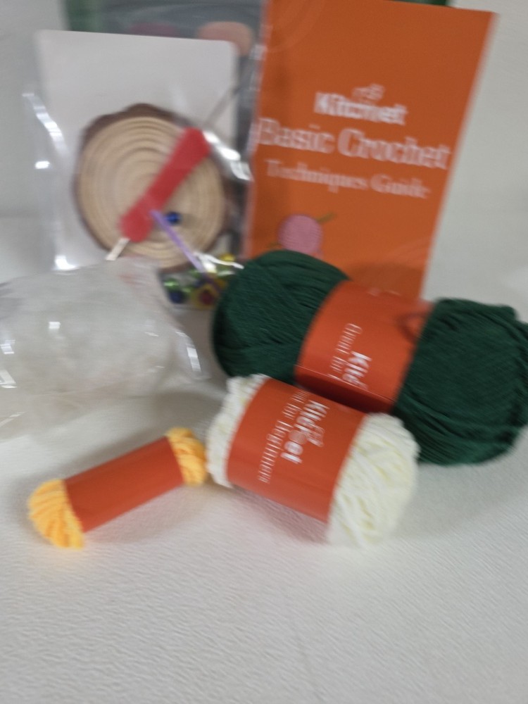 Kitcroet Easy to Learn To Crochet Kit Christmas Tree Craft Video Tutorial Code