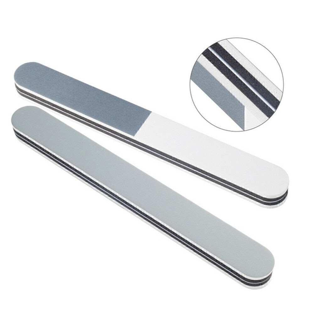 5 Pack Sanding Sponge Nail Buffer Files Block Bar 600/1200/3000 Grits 3 Sides