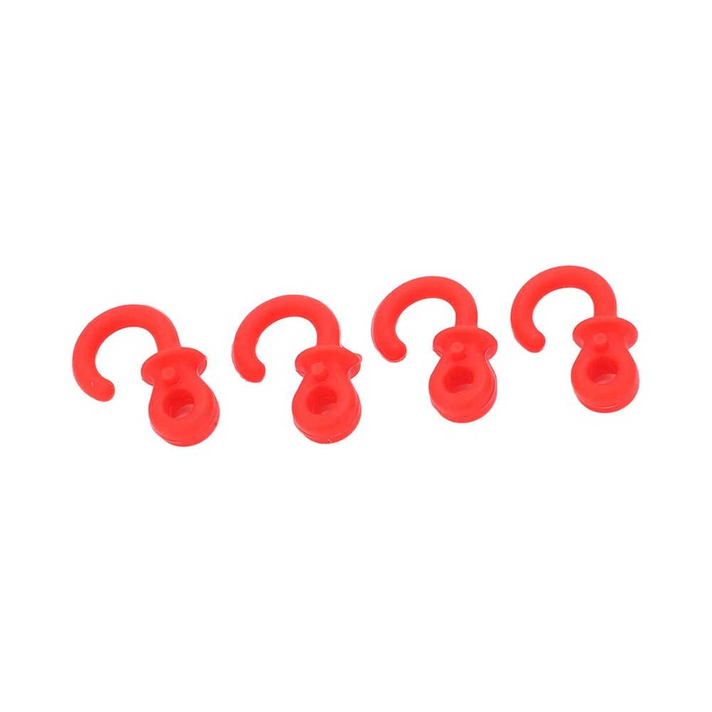 4x Archery String Silencers Monkey Tail Compound Bow String Stabilizer Red