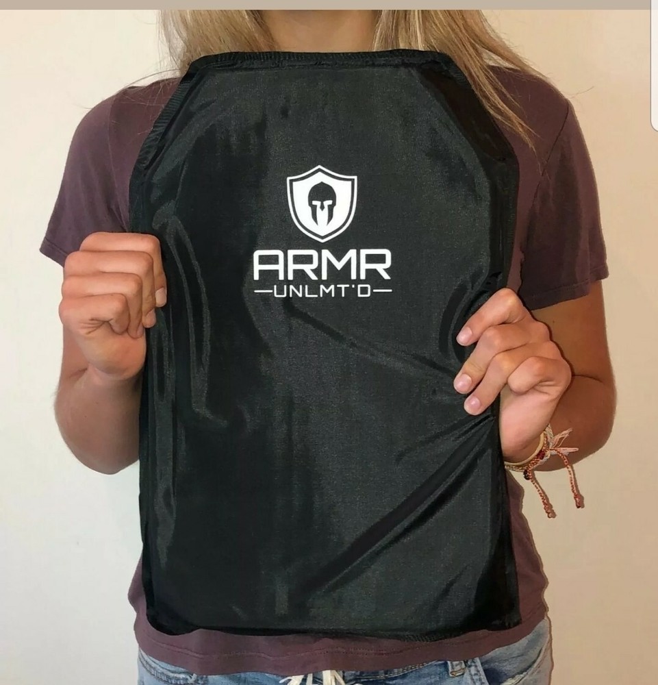 Bulletproof backpack Panel Shield Lightweight Body Armor Level IIIA 10 x 16