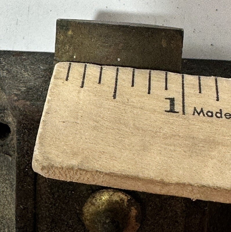 Old Russwin Cast Iron Thumbturn Deadbolt Door Lock