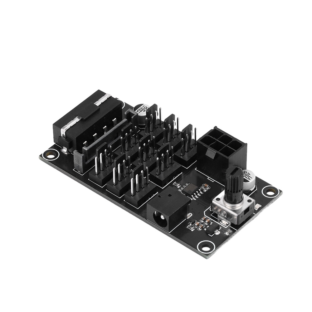 Computer Chassis PWM Violent Fan Speed Controller 9-Channel Fan Hub Controller