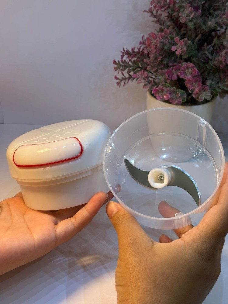 Mini Pull String Garlic Onion Ginger Chili Chopper Manual Food Processor