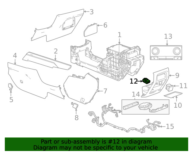 Genuine GM USB Port 13549942