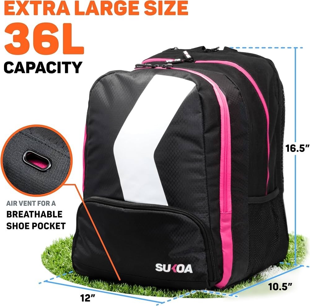 Pink Sukoa Soccer Bag