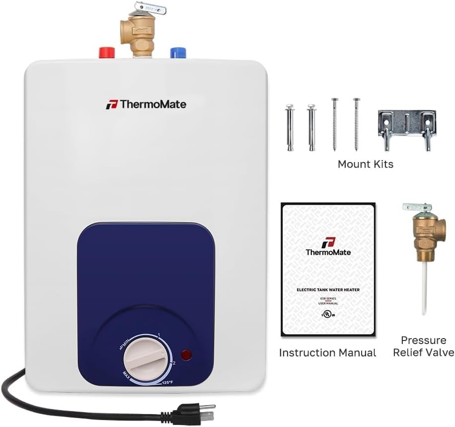 Thermomate 4 Gallon Water Heater Under Sink 120V Mini Tank Es400b