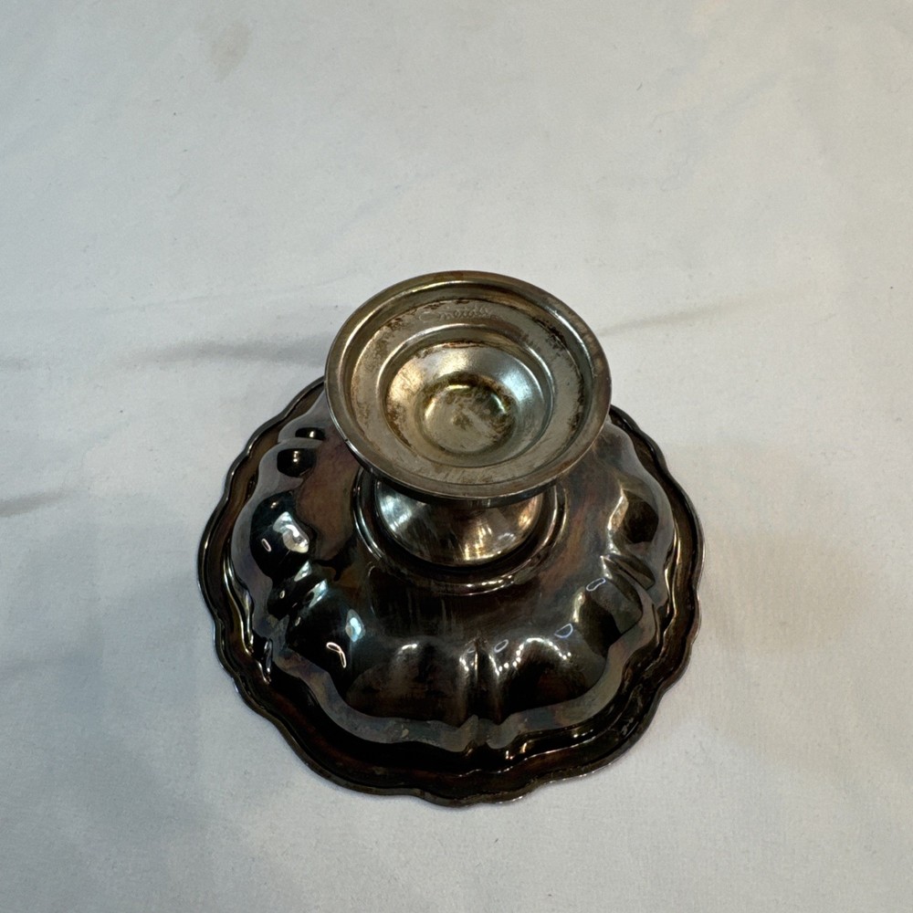 Vintage Oneida Silver Footed Candy Bowl