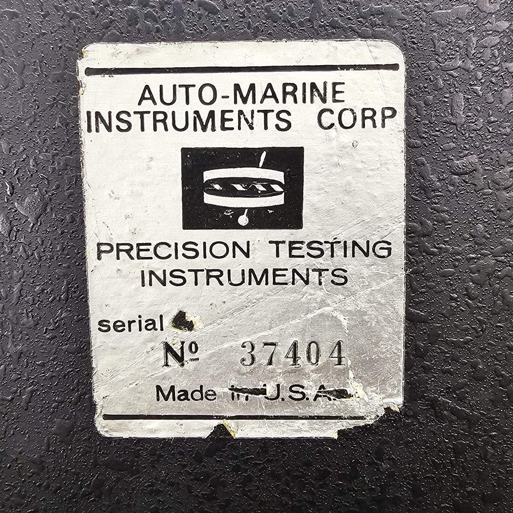 Deluxe Auto Analyzer Model 8555 Auto-Marine Instruments Corp Precision Testing