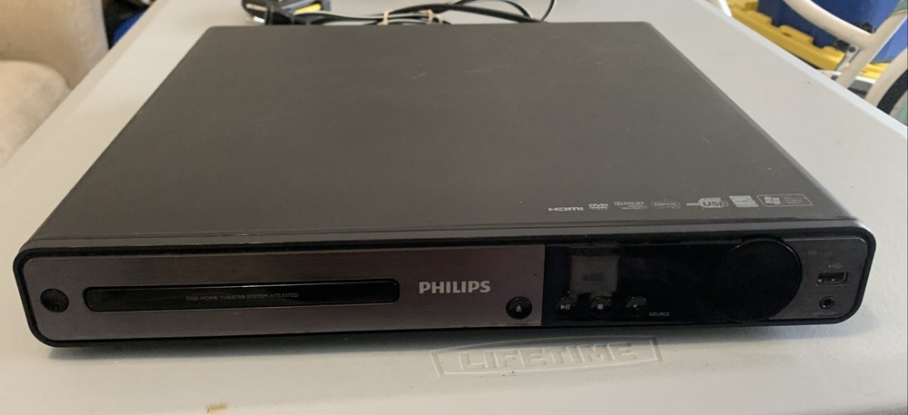 Philips HTS3372D DVD Home Theater System Player - Tested - No Remote