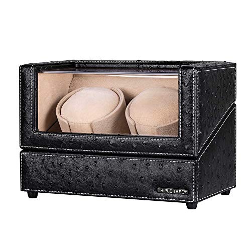 Watch Winders for Automatic Watches, Unique Leather Automatic Winder with