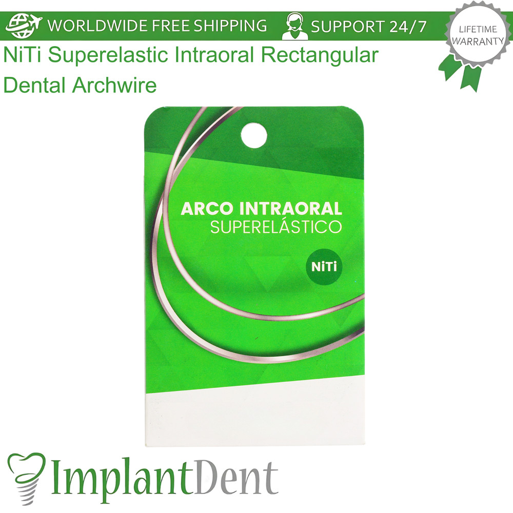 NiTi Superelastic Rectangular Dental Archwire for Orthodontic Alignment