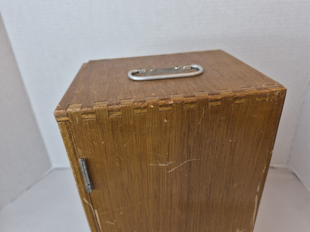 Vintage Monolux 600x Microscope Replacement Wood Storage Case