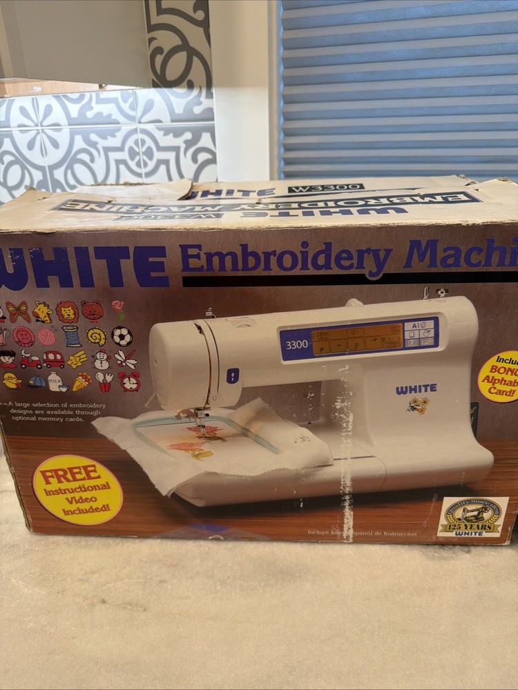White W3300 Computerized Sewing Embroidery Machine