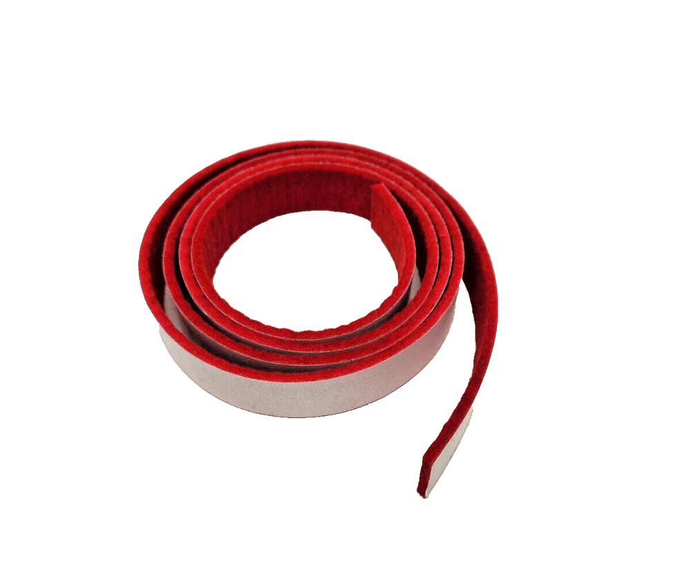 Self-Adhesive Spring Rail Felt For Piano - Scarlet