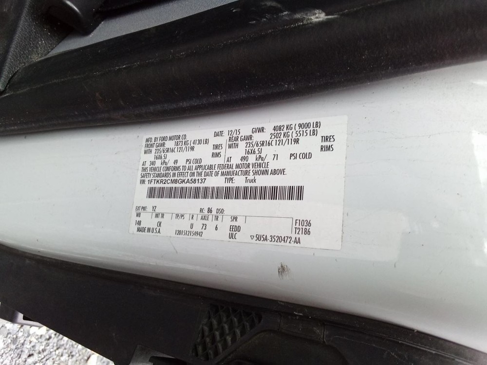 Camera/Projector Front Windshield Mounted Fits 15-19 TRANSIT 150 847102