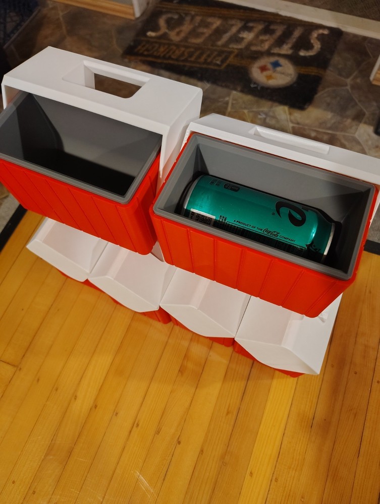 3D printed single can mini cooler