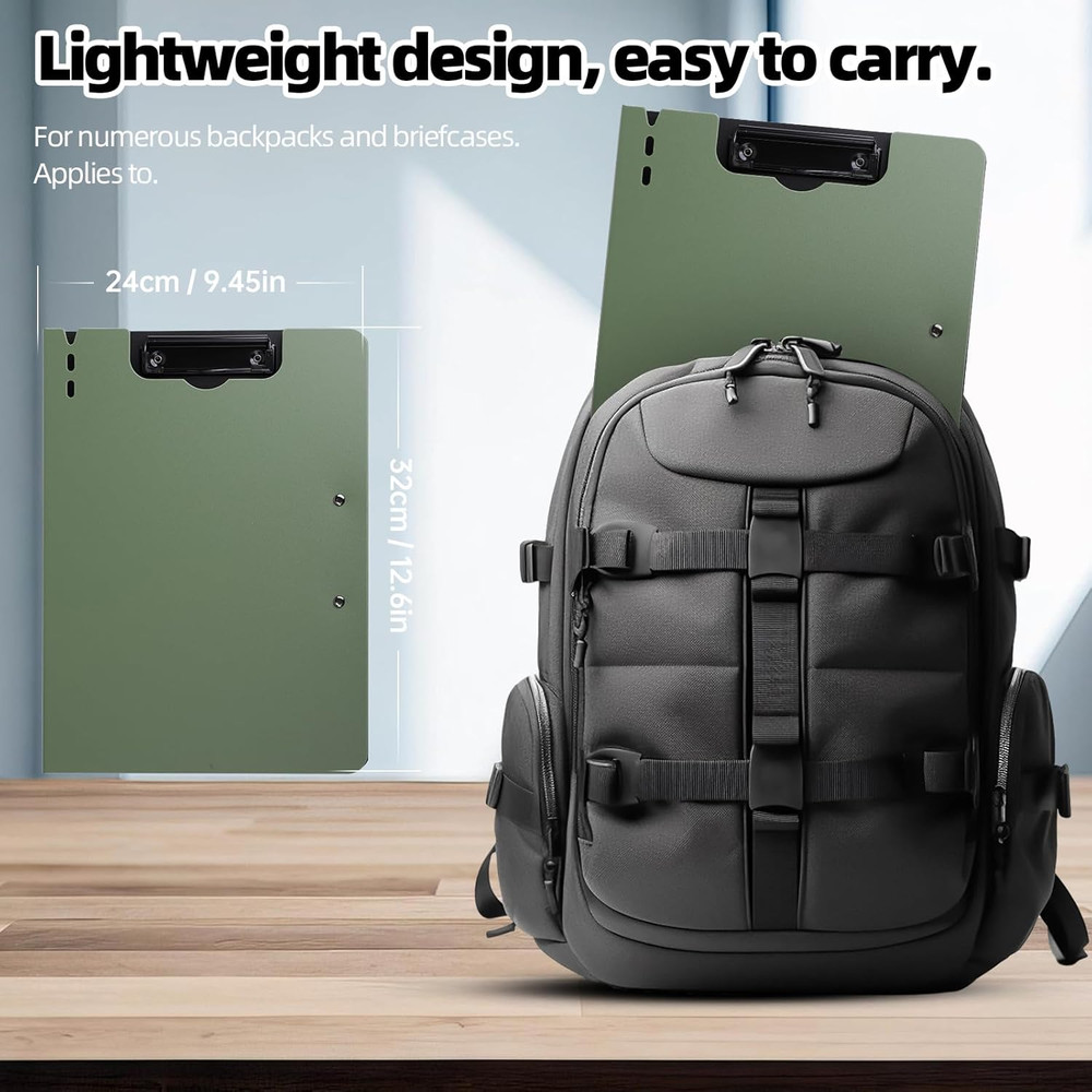 Clipboard Folder, A4 Foldable Clipboard with Horizontal and Vertical Double Meta
