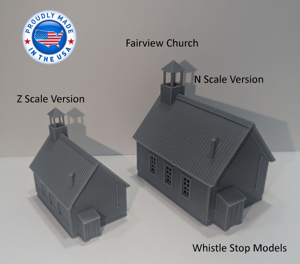 N-Scale Fairview Church