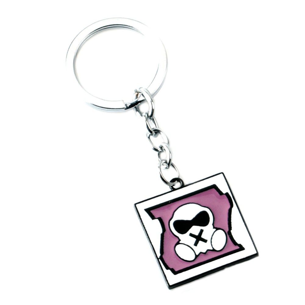Tom Clancy Rainbow Six Metal Keychain Key Ring Pendant