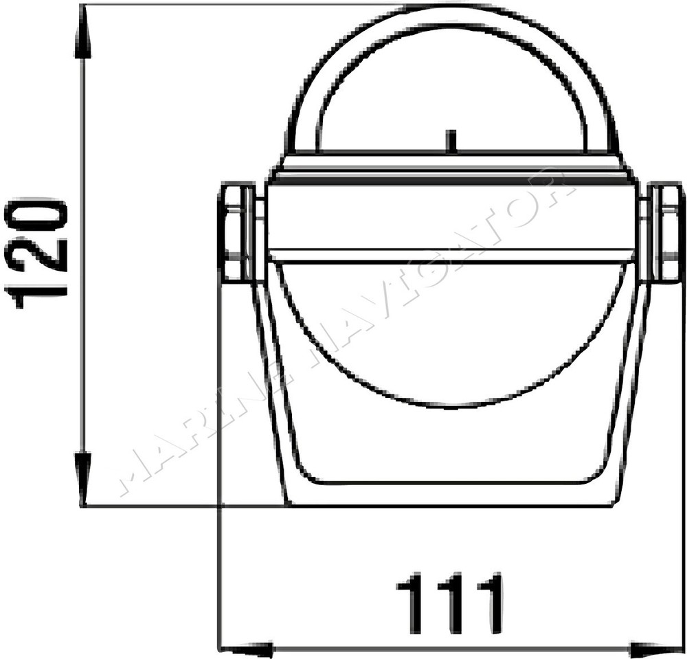 STELLA BS2 compass in black