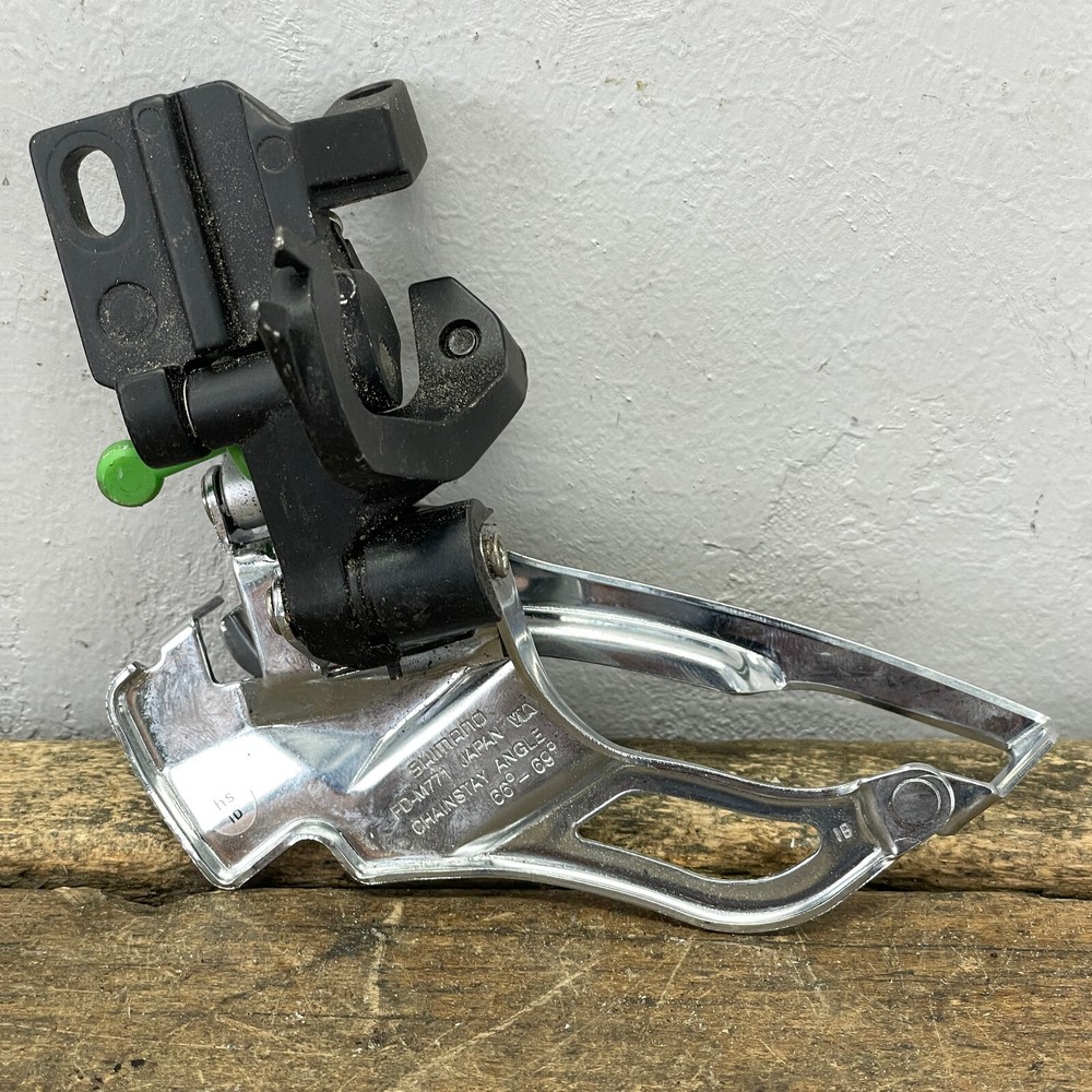 Shimano Deore XT Front Derailleur FD-M771 Dual Pull Top Direct Mount MTB 66 69