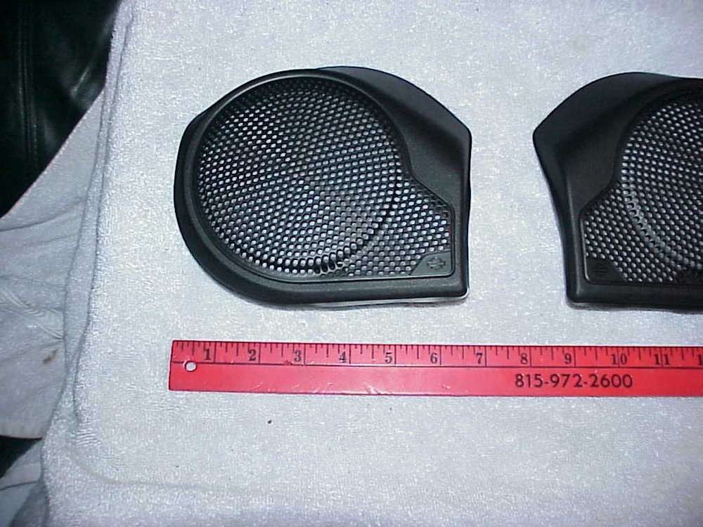 SET OF HARLEY DAVIDSON SPEAKER COVERS
