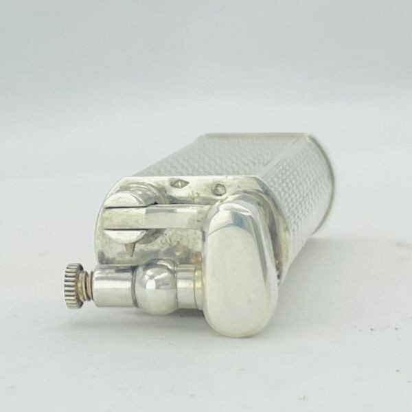 Working Dunhill Gas Lighter silver Sylphide without box